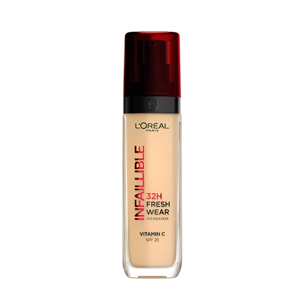 L'Oreal Infaillible 32h Fresh Wear Foundation langanhaltend Liquid Foundation 130 Cool Rose 30 ml Make-up
