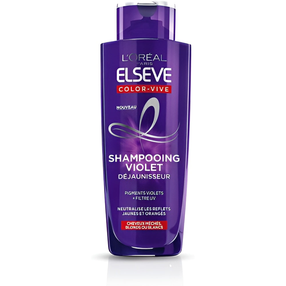 L'Oréal Paris Elseve Color-Vive Purple Shampoo for Blonde Bleached Highlighted or White Hair 200 ml Colored Hair Haarpflege