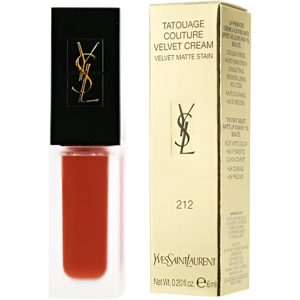 Ysl Rouge Pur Couture Tatouage Couture Velvet Creme Liquid Lippenstift 212 6 ml Make-up