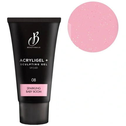 Beautynails Acryligel+ Tube Sparkling Baby Boom 30 g Gel-Nagellack Make-up