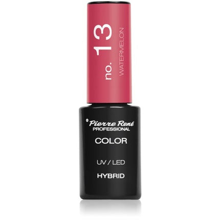 Pierre Rene Hybrid Nail Gel No 13 Watermelon 6 ml Uvled Lamp Compatible Gel-Nagellack Make-up