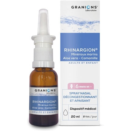 Rhinargion Nasal Spray Decongestant and Soothing Granions 20 ml Inhale Rub