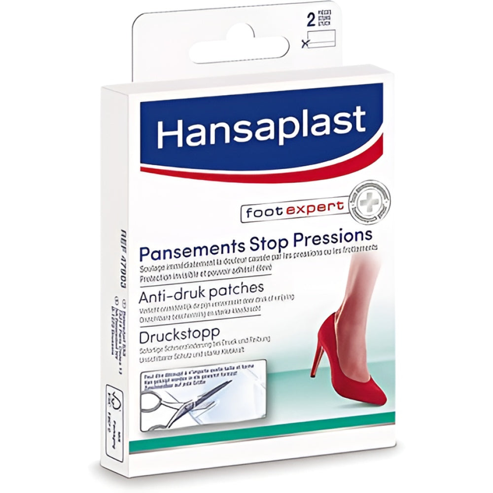 Hansaplast Expert Foot Dressing 2 Pressure Relief Dressing Strips - Pack of 2 Pflaster Gesundheit