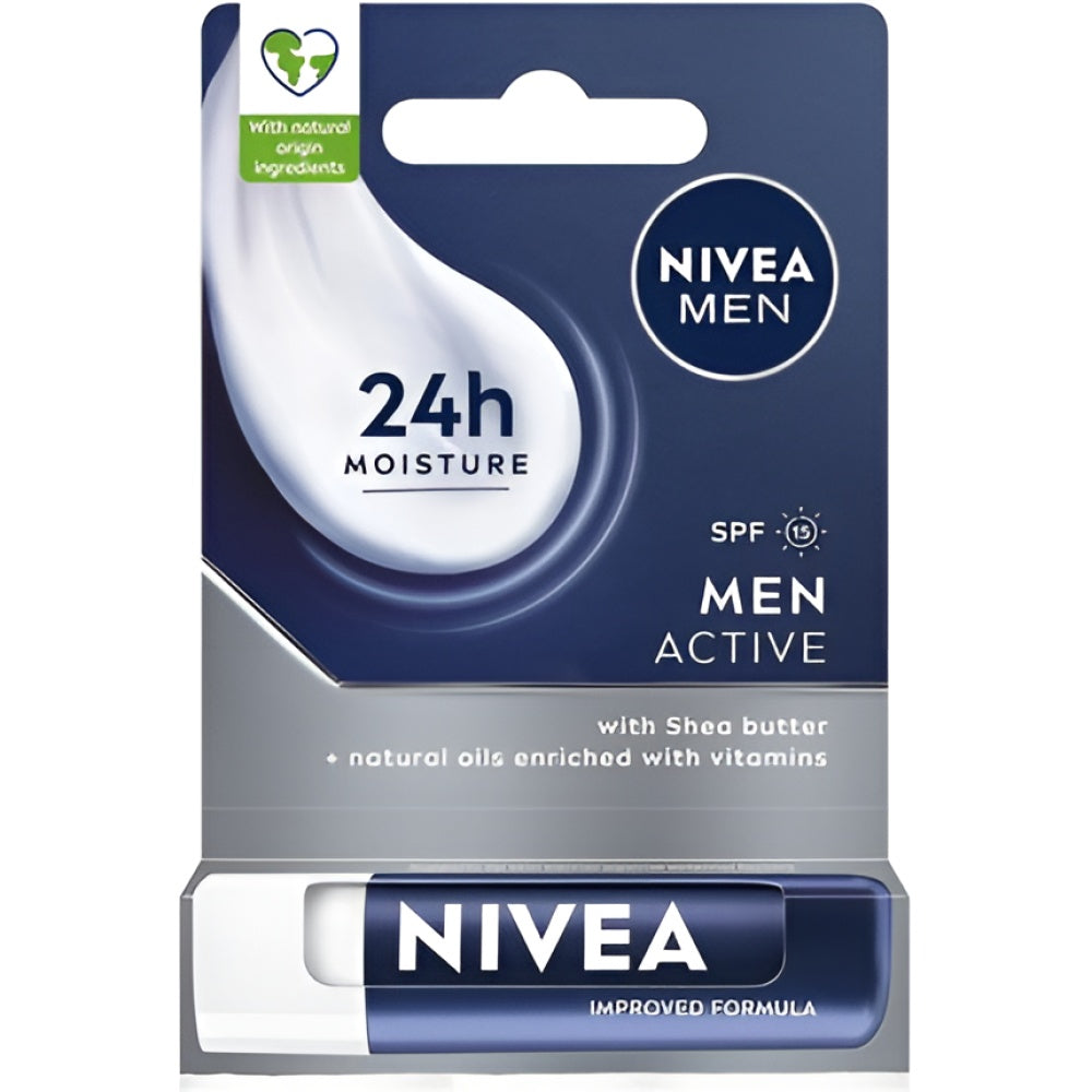 Nivea Men Active Care Lippenstift 4.8 g Lip Care Gesichtspflege