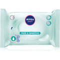 Nivea Baby Pure & Sensitive Baby Wipes 63pcs. Baby-Feuchttücher Windeln