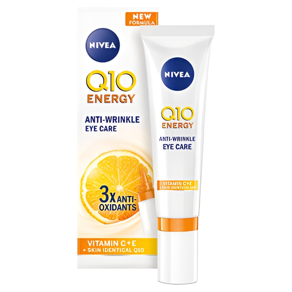 Nivea Q10 Energy Fresh Look Augenpflege Energizing Antiwrinkle Augencreme 15 ml Gesichtspflege