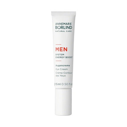 Annemarie Borlind Men Augencreme 15 ml - Cooling and Refreshing mit Innovative Energy Complex of Plant Taurine and Organic Caffeine - Mineral Öl Free, Vegan Gesichtspflege