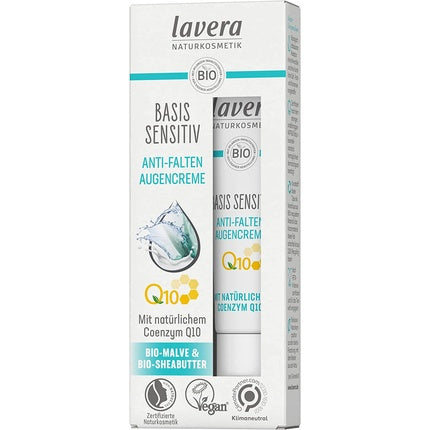 lavera Q10 Anti-Wrinkle Augencreme mit Mallow and Shea Butter 15 ml Gesichtspflege