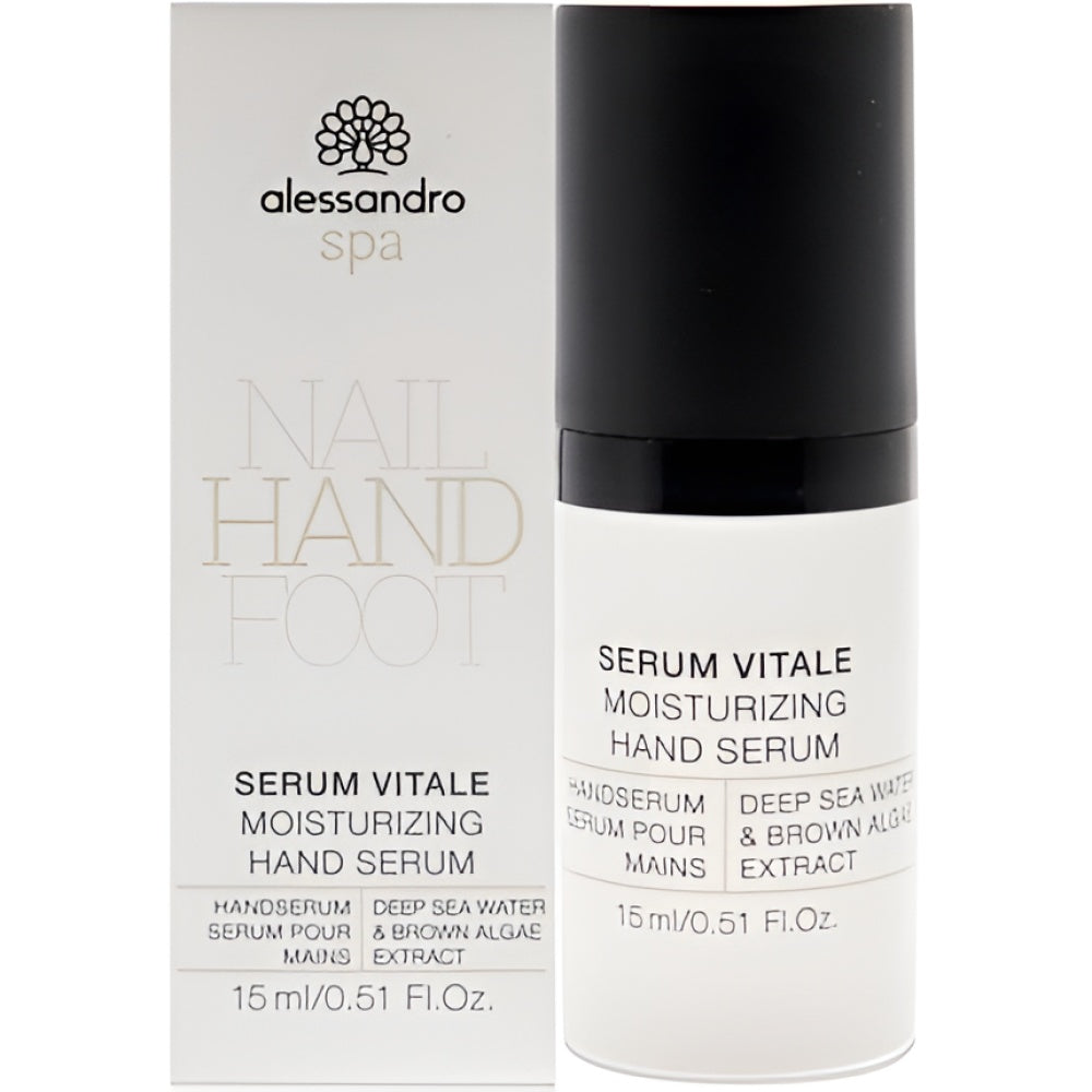 Alessandro Spa Vital feuchtigkeitsspendend Hand Serum mit Deep Sea Water 15 ml Gesichtsserum Gesichtspflege