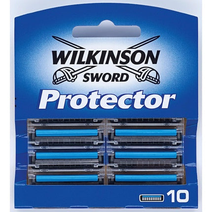 Wilkinson Sword Protector 133 Razor Blade Refill Cartridges - Pack of 10 Shaving Accessories Körperpflege