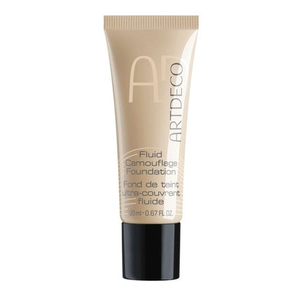 ARTDECO Fluid Camouflage Foundation Strong Coverage Make-up for Even Complexion 20 ml Neutral/Light Skin Make-up