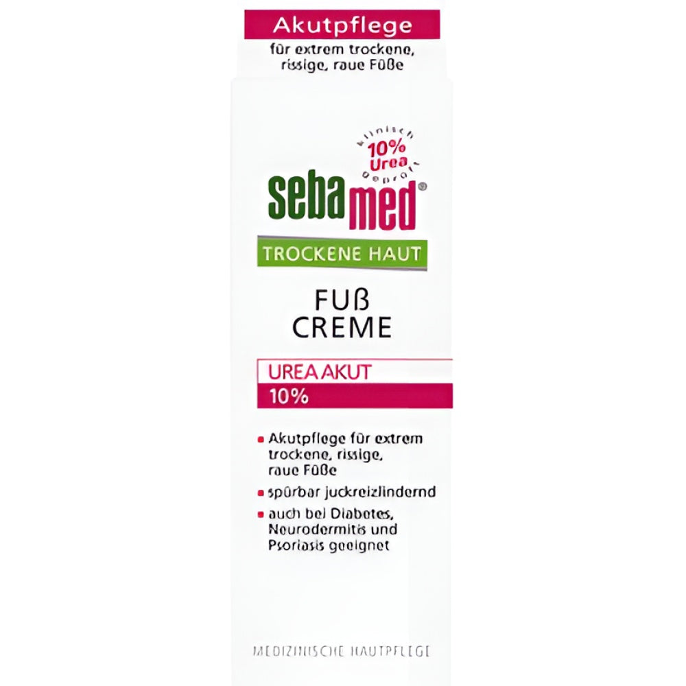 Sebamed trockene Haut Foot Creme Urea 10% 100 ml Fußcreme Körperpflege
