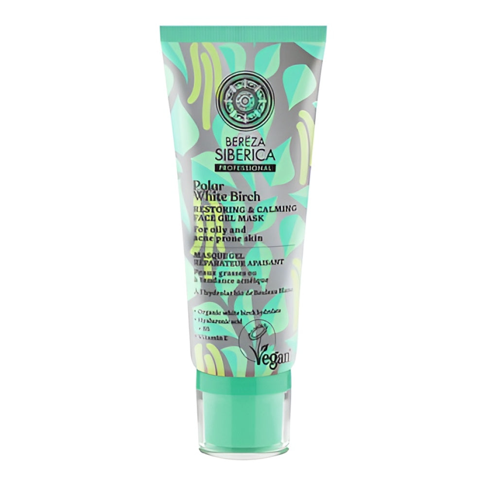 Bereza Siberica Vegan Rebuilding And Soothing Gel Gesichtsmaske For Öly Skin And Acne-Prone Skin 100 ml Gesichtspflege