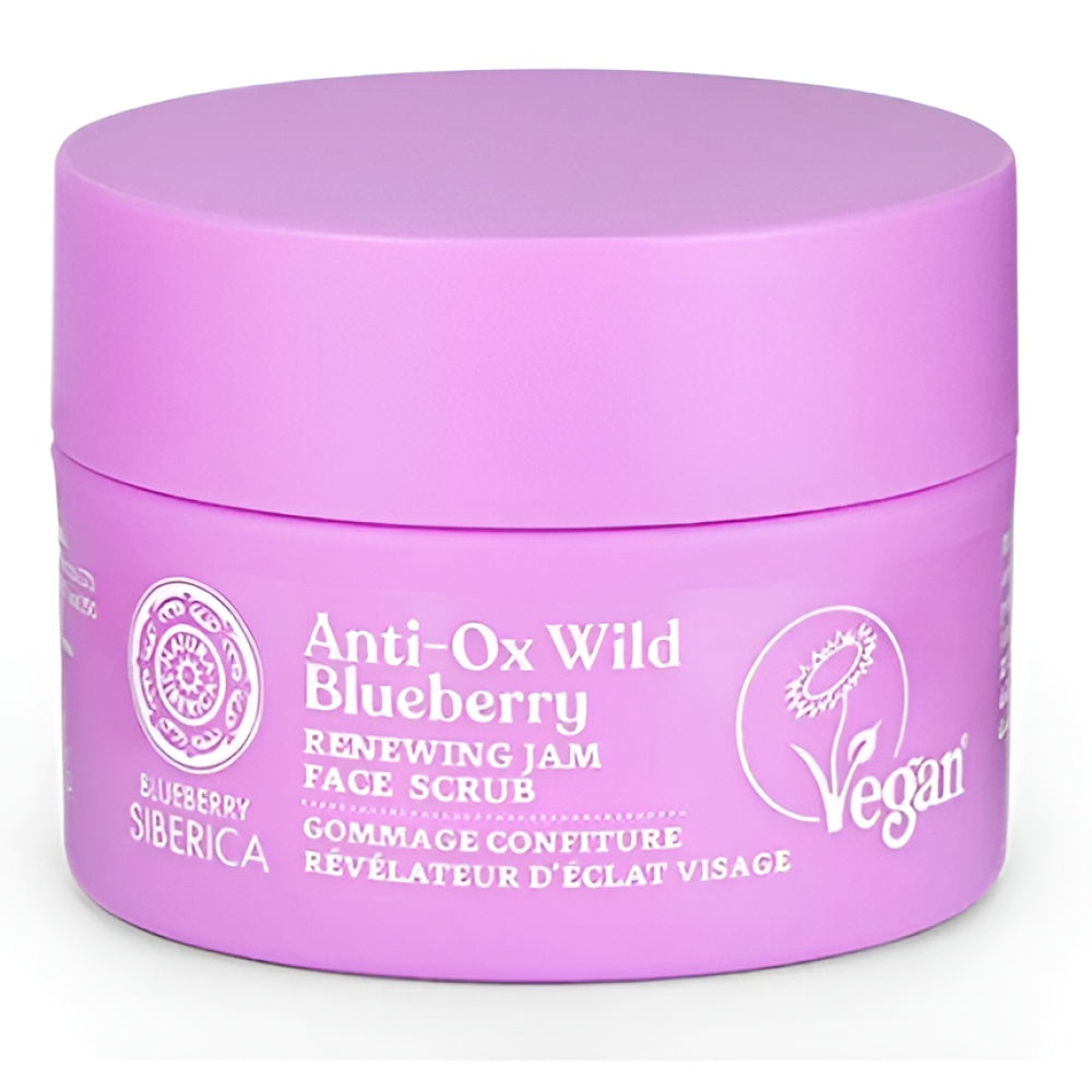 Natura Siberica Renewing Jam Face Scrub 50 ml Wild Blueberry Antiox peelend Facial Jam Gesichtspeeling Gesichtspflege