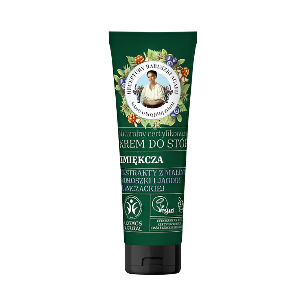Bania Agafii Softening Foot Creme Raspberry & Honeyberry 110 g Fußcreme Körperpflege
