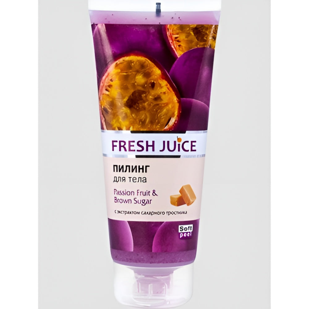 Body Peeling Shower Scrub Passion Fruit & Brown Sugar 200 ml Körperpeeling Körperpflege