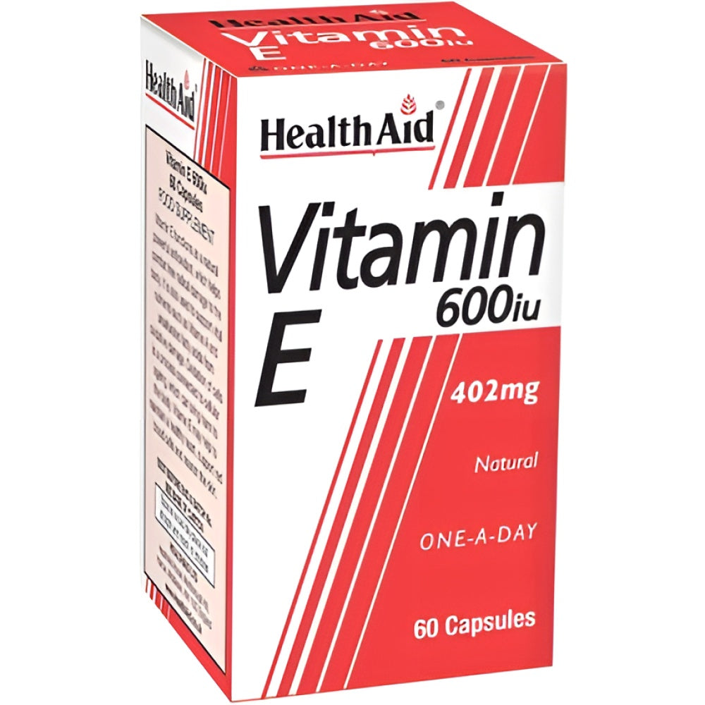 HealthAid Vitamin E 600iu 60 Capsules Vitamine Nahrungsergänzung