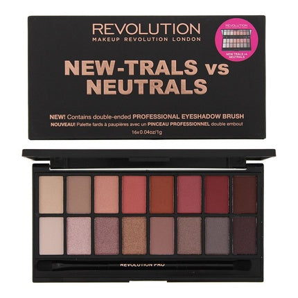 Revolution Newtrals Vs Neutrals Lidschatten Palette 16 X 1 g Lidschatten Make-up