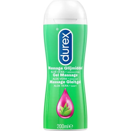 Durex Massage Öl And Lubricant 2-In-1 - Aloe Vera - 200 ml Gleitmittel Körperpflege