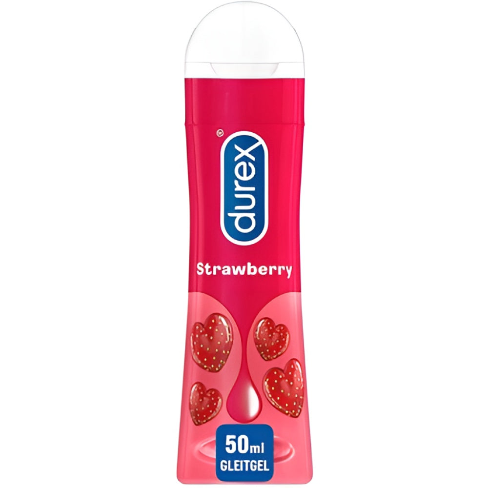 Durex Sweet Strawberry Lubricant and Sensual Gel mit Strawberry Flavor 50 ml Gleitmittel Körperpflege