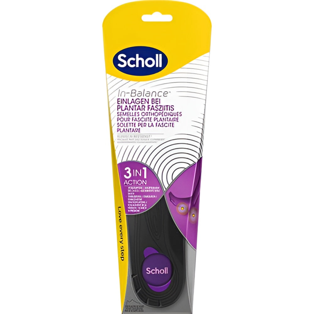 Scholl Inbalance Plantar Fasciitis Insole 1 Pair Foot Care Körperpflege