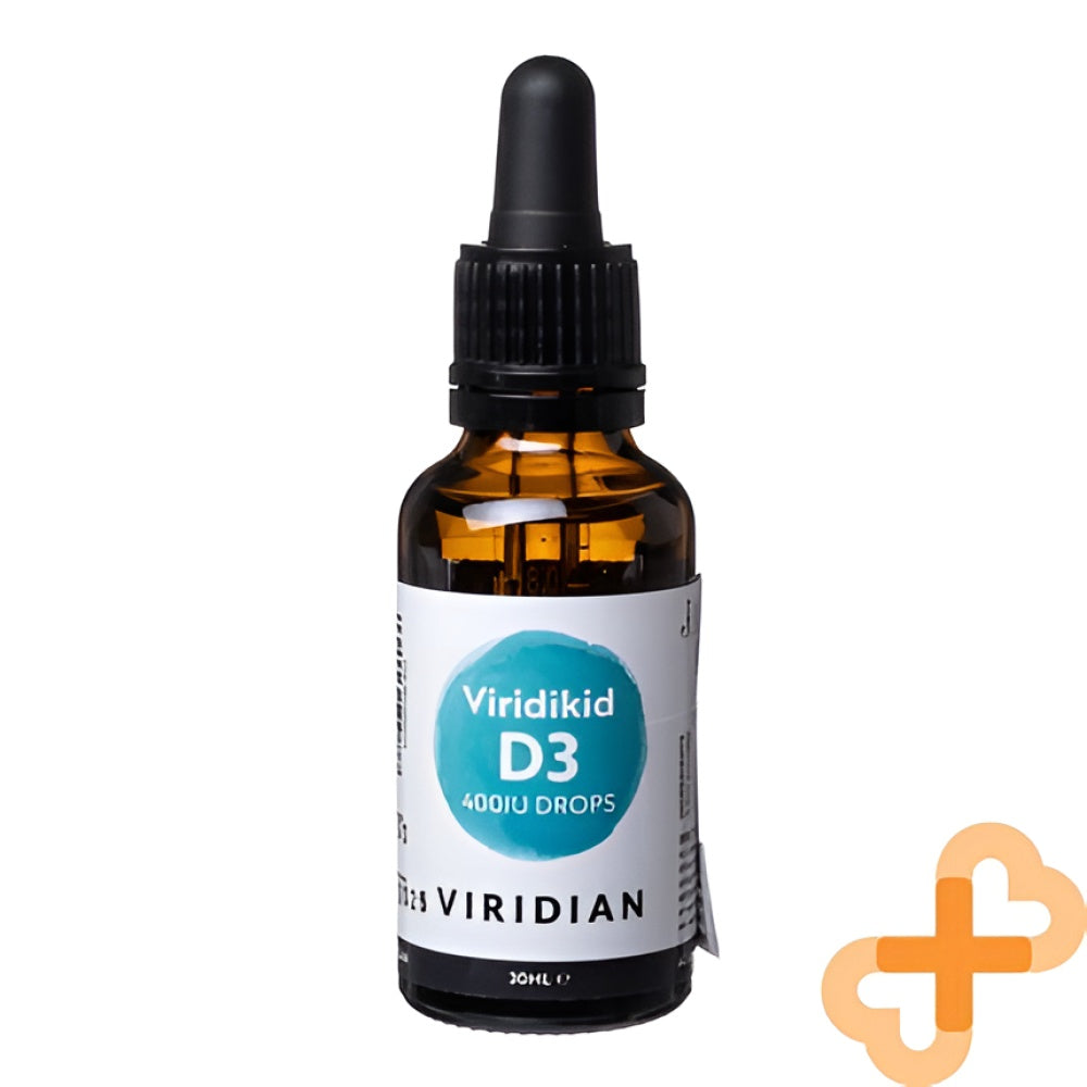 Viridian Viridikid Vitamin D Supplement 400 IU for Children 30 ml Immune System Vitamine Nahrungsergänzung