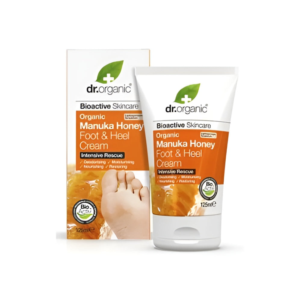 Dr Organic Manuka Honey Foot Creme 125 ml Fußcreme Körperpflege