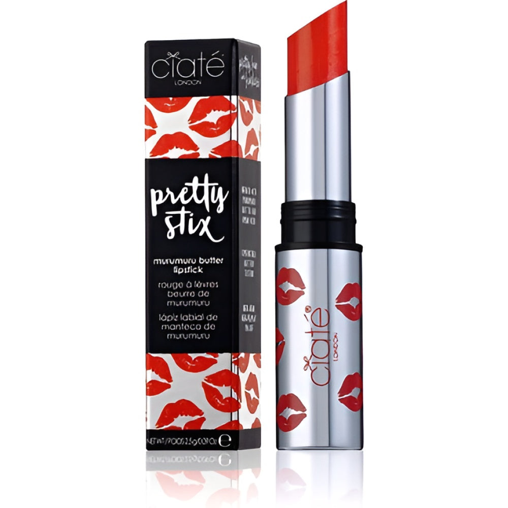 Ciate London Pretty Stix Murumuru Butter Lippenstift Chick Flick/Orange für Damen 0.09oz Make-up