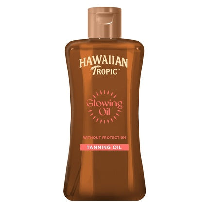 Hawaiian Tropic Glowing Öl Tanning Öl 200 ml Tropical Coconut Körperöl Körperpflege