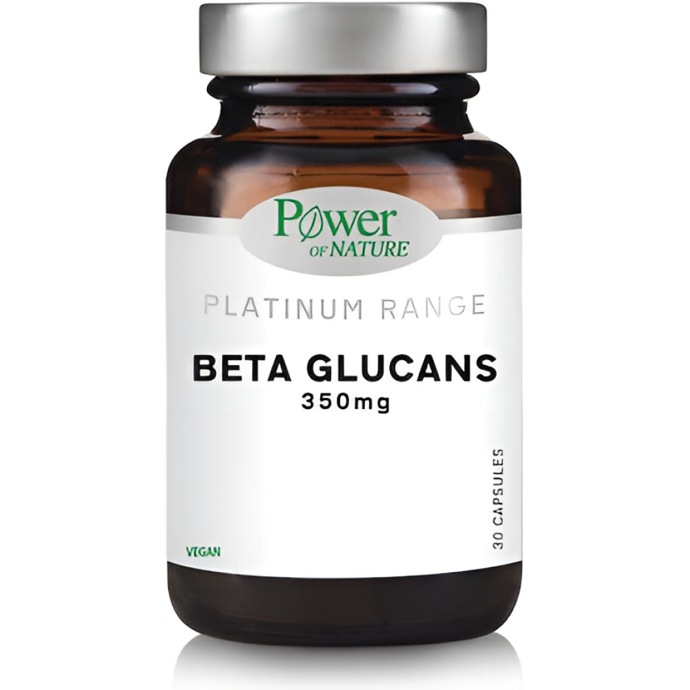Power Health Platinum Range Beta Glucans 350mg Dietary Supplement For Immune System Support 30 Capsules Colds Flu
