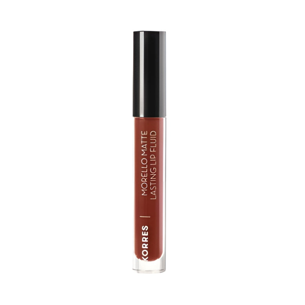 Korres Morello Matte Lasting Lip Fluid 3.4 ml - 60 Chestnut Lippenstift Make-up
