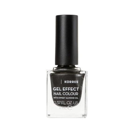 Korres Gel-Effekt Nail Colour 96 Moonstone Grey 11 ml Gel-Nagellack Make-up