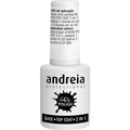 Andreia Gel Base Top Coat 2 In 1 Professional Gel Base Varnish - Top and Base Coat Gel for French Manicure Nail - langanhaltend DIY Nagellack for Clear Tips 10.5 ml Make-up
