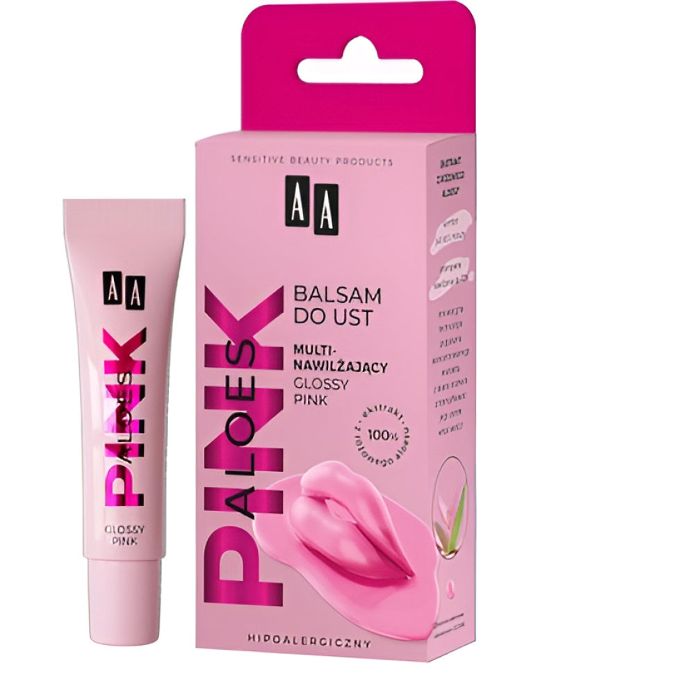 Aa Aloes Pink Multino feuchtigkeitsspendend Lip Lotion Glossy Pink 10 g Lipgloss Make-up