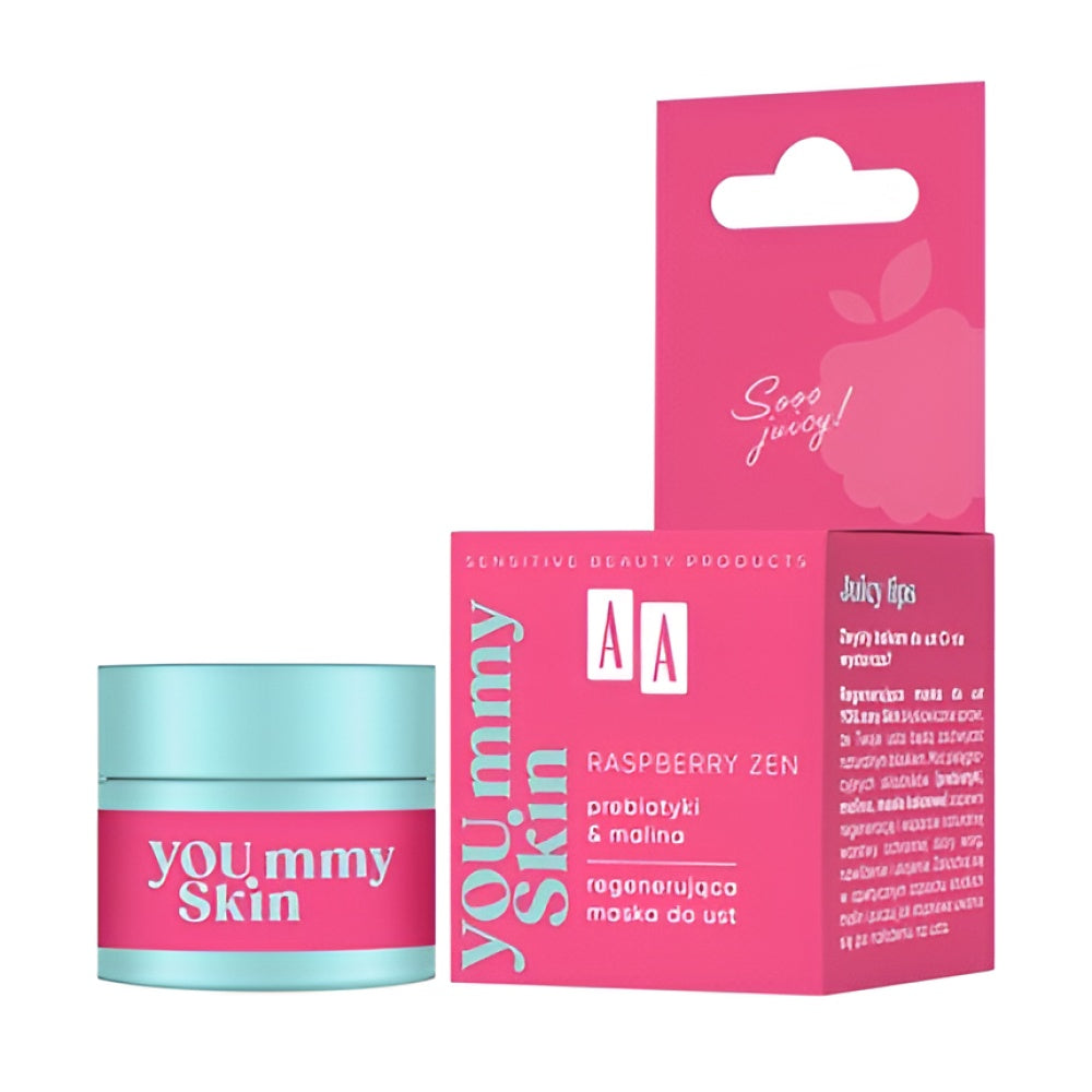 Aayoummy Skin Regenerating Lip Maske Raspberry Zen 10 g Lippenmaske Gesichtspflege