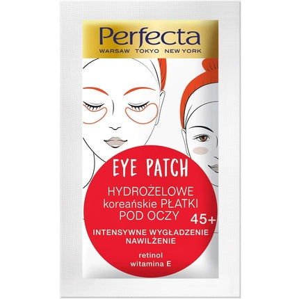 Perfecta Hydrogel Eye Patches mit Collagen and Active Soya Bean 2 Stück Eye Masks Eye Pads