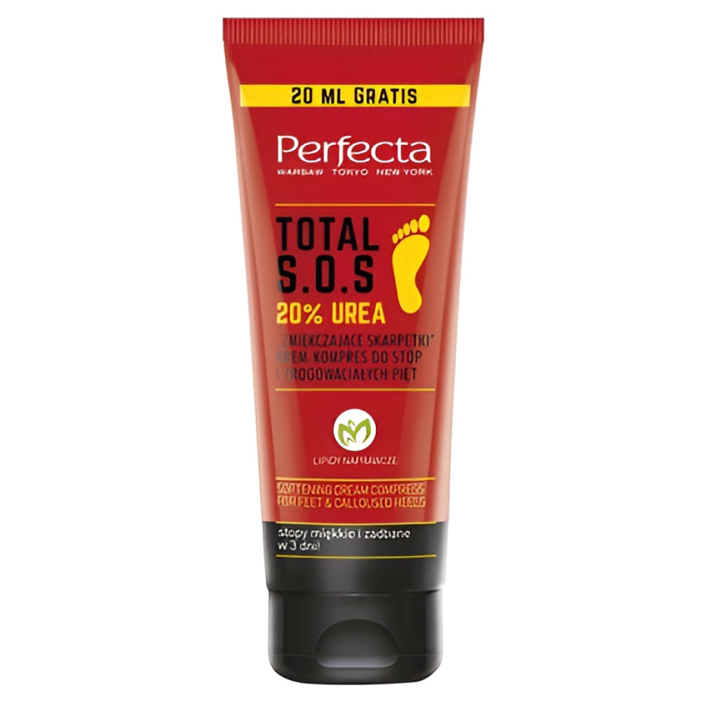 Perfecta Total S.O.S 20% Urea Softening Socks Creme Complex For Feet And Calloused Heels 120 ml Fußcreme Körperpflege