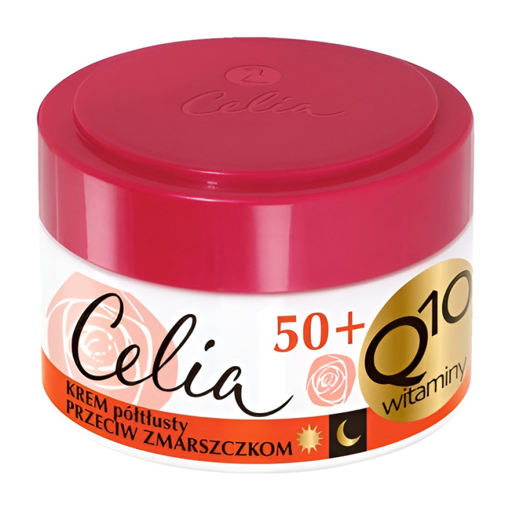 Celia Q10 Vitamins 50+ Semi-Öly Anti-Wrinkle Creme For Day And Night 50 ml Tagescreme Gesichtspflege