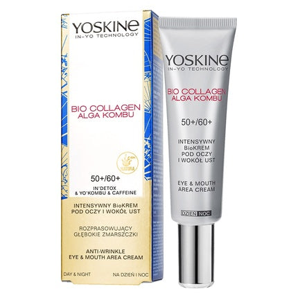Yoskine Bio Collagen 50+/60+ Lifting Anti-Wrinkle Augencreme 15 ml Gesichtspflege