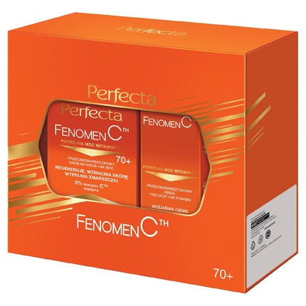 Perfecta Fenomen C 70 Antiwrinkle Day And Night Gesichtscreme 50 ml Antiwrinkle Augencreme 15 ml Tagescreme Gesichtspflege