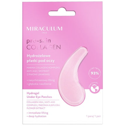 Miraculum Collagen Pro-Skin Eye Patches 2 Pieces Eye Masks Eye Pads