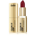 Delia Cosmetics Colors of Love Cremey Lippenstift Desire - feuchtigkeitsspendend and nährend mit Vitamin E, Marula, Chia, and Almond Öl 4 g Make-up