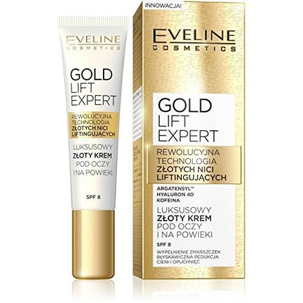 Eveline Gold Lift Expert Strongly Firming Anti-Wrinkle Augencreme 15 ml Gesichtspflege