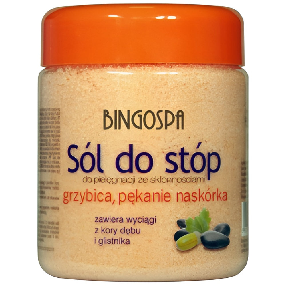 Bingospa Salt for Athlete's Foot Cracks Between Toes 550 g Calluses