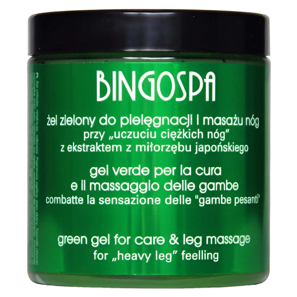 Bingo Spa Green Gel For Foot Care And Massage mit Ginkgo Biloba Extract 250 g Fußcreme Körperpflege