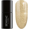 Semilac 037 UV Hybrid Nagellack Gold Disco 7 ml Gel-Nagellack Make-up