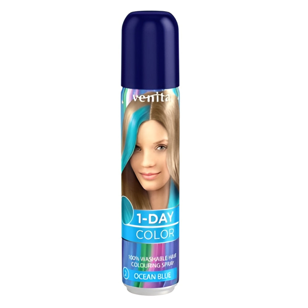 1-Day Color Haarspray Sea Wave 50 ml Venita Color Rinse Haarpflege
