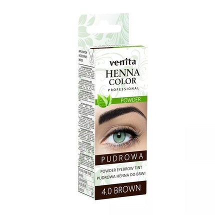 Venita Henna Color Powder Eyebrow Henna 40 Brown 4 g Eyebrow Powder Make-up