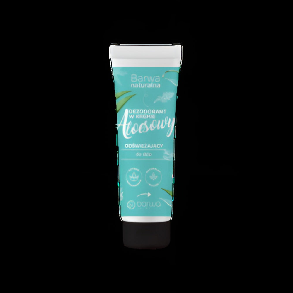 Barwa Natural Deodorant 75 ml in Refreshing Foot Creme mit Aloe Vera Fußcreme Körperpflege