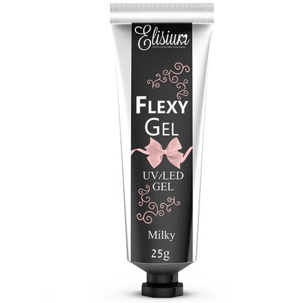 Elisium Flexy Gel Nail Extension Gel Milky 25 g Gel-Nagellack Make-up